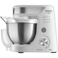 Imagem da oferta Batedeira Planetária Mondial Branco/Inox 700W 110V - BP-02P-W-TI