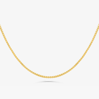 Imagem da oferta Corrente Malha Veneziana em Prata 925 com Banho de Ouro Amarelo 18k - 60 cm