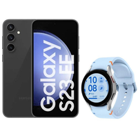 Imagem da oferta Samsung Galaxy S23 FE 5G Smartphone Android - 128GB Grafite + Galaxy Watch FE 40mm Azul