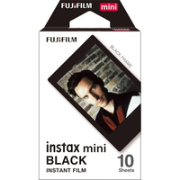 Imagem da oferta Filme Instax Mini Black com 10 Fotos Fujifilm