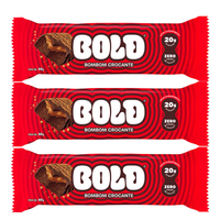 Imagem da oferta Bold Barra de Proteína Bombom Crocante contendo 3 unidades de 60g cada