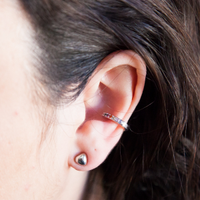 Imagem da oferta Piercing Fake Zircônia Colorida Ródio Branco