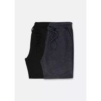 Imagem da oferta Kit Com 2 Bermudas Básicas Masculinas Em Moletom Hering