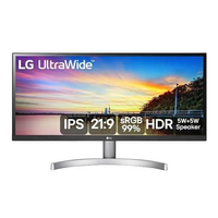 Imagem da oferta Monitor LED 29" LG Ultrawide HDR IPS Full HD 2560x1080 Som integrado modo jogo 75Hz - 29WK600-W