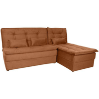 Imagem da oferta Sofá-cama Casal 3 Lugares Reclinável Suede Matrix Dafne