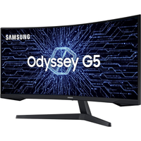 Imagem da oferta Monitor Gamer Curvo Samsung Odyssey 34 Ultra WQHD 165Hz 1ms tela ultrawide HDMI Display Port Freesync Premium pret