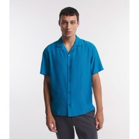 Imagem da oferta Camisa Slim em Viscose com Textura Diferenciada e Gola Colarinho