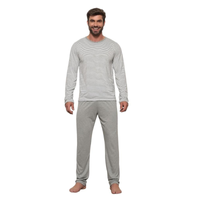 Imagem da oferta Pijama Longo Masculino de Inverno Listrado Luna Cuore