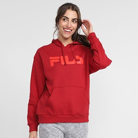 Imagem da oferta Moletom Fila Comfort Letter Capuz Feminino