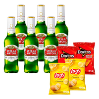 Imagem da oferta KIT JOGO 4 - Salgadinho Doritos Batata Lays + Cerveja Stella Artois