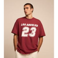 Imagem da oferta Camiseta Oversized com Estampa Los Angeles 23