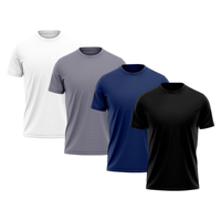 Imagem da oferta Kit 4 Camisetas Dry Proteção Solar UV Térmica Masculina - Colorido