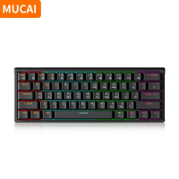 Imagem da oferta Teclado Mecânico RGB MUCAI MK61 61 Teclas Switch Red com Fio