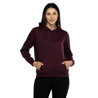 Imagem da oferta Blusa de Moletom Feminino Oxer com Capuz Canguru Fleece