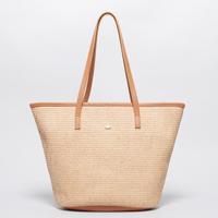 Imagem da oferta Bolsa Grande Palha Bicolor - Soulier