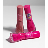 Imagem da oferta Kit 3 unidades Esmaltes Rosa 8ml Cada - Dailus