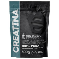 Imagem da oferta Creatina Monohidratada 500g - 100% Pura Importada - Soldiers Nutrition