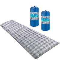 Imagem da oferta Kit 2 Colchonete Acampamento Camping Solteiro Pesca Retiro Ginastica 190x60cm