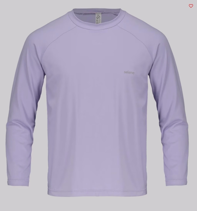 Camiseta Infantil UV50+ Manga Longa I Selene
