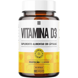 Imagem da oferta Vitamina D3 2.000ui 100 Cáps - Iridium Elements Iridium Labs Amarelo 100 comprimidos