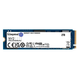 Imagem da oferta SSD Kingston NV2 2 TB M.2 2280 PCIe NVMe Leitura: 3500 MB/s e Gravação: 2800 MB/s - SNV2S/2000G