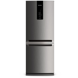 Imagem da oferta Refrigerador 02 Portas Brastemp Frost Free 443 Litros com Freezer Invertido Evox - BRE57AK
