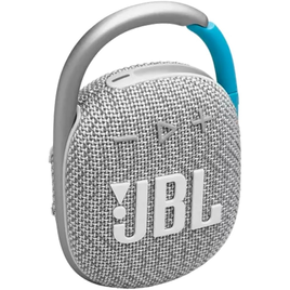 Imagem da oferta JBL Caixa de Som Clip 4 Bluetooth À Prova D'água e Poeira - Branco