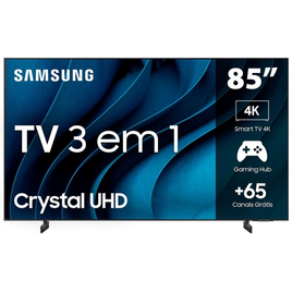 Imagem da oferta Smart TV 85\" Crystal 4K Samsung CU8000 Dynamic Crystal Color Gaming Hub Design AirSlim Tela
