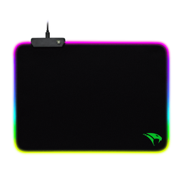 Imagem da oferta Mousepad Gamer Viper Pro Naja com RGB Grande 36,5x26,5cm Antiderrapante Speed Resistente a água