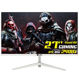 Imagem da oferta Monitor Gamer Ninja Tenseigan 27" Quad HD IPS 1ms 240Hz HDR FreeSync HDMI/DP White - MGN-009-27W