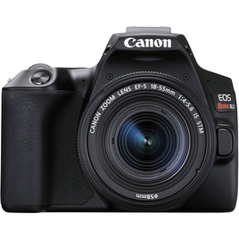 Imagem da oferta Câmera Canon SL3 DSLR com 24.1MP 3" Gravação em Full HD - EF-S 18-55MM Compacto