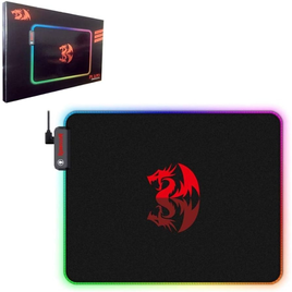 Imagem da oferta Mousepad Gamer Redragon Pluto RGB Speed Macio Tamanho único