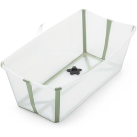 Imagem da oferta Banheira Flexível Transparente Verde com Plug Térmico Stokke