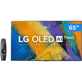 Imagem da oferta Smart TV LG 65" OLED65GX 4K HDR Conexão WiFi e Bluetooth Inteligência Artificial ThinQAI Hands Free Google Assistente e Alexa - OLED65GXPSA