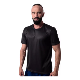 Imagem da oferta Camiseta Básica Lisa Gola Redonda Premium Dry Fit - Masculina