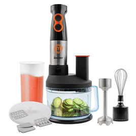 Imagem da oferta Mixer Mallory Masterchef 5 Em 1 Mixer Processador E Batedor Preto - 220v