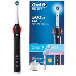 Imagem da oferta 2 Refis de Escova de Dente Elétrica Recarregável 220V Oral-B Pro 2000