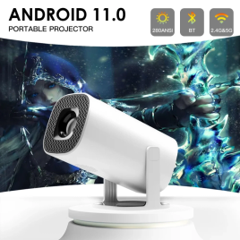 Imagem da oferta Mini Projetor Portátil P30 Android 11 WiFi 6 280 ANSI