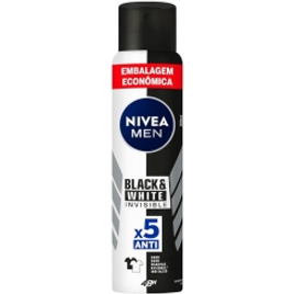 Imagem da oferta Desodorante Antitranspirante Nivea Men Aerossol Invisible Black & White - 200ml