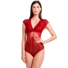 Imagem da oferta Body Com Bojo em Renda L'Amour