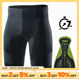 Imagem da oferta 4 UNIDADES ZRSE Shorts de ciclismo de lycra com gel pad para homens e mulheres roupas de bicicleta MTB roupas de end