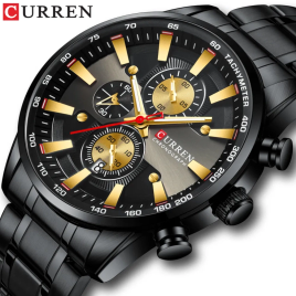Imagem da oferta CURREN-cronógrafo relógios de pulso masculino quartzo pulseira de aço inoxidável relógio ponteiros luminosos luxo d
