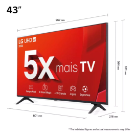 Smart Tv 4k 43 LG Uhd 43ut8000... R$ 1878 - Promobit