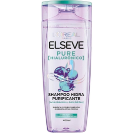 Imagem da oferta L'Oréal Paris Elseve Shampoo Hidra Purificante Pure Hialurônico 400ml