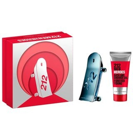 Imagem da oferta Kit Carolina Herrera Masculino 212 Heroes - EDT 90ml + Gel de Banho