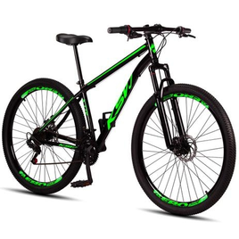 Imagem da oferta Bicicleta Aro 29 Aço Carbono Ksvj Freios Disco Suspensão 21v