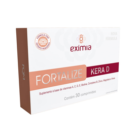 Imagem da oferta Exímia Fortalize Kera D Com 30 Comprimidos