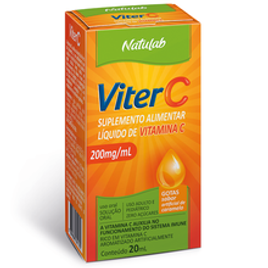 Imagem da oferta Suplemento Alimentar Viter C 200mg/ml Solução Oral 20ml - Natulab