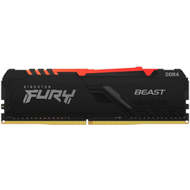 Imagem da oferta Memória RAM DDR4 Kingston Fury Beast RGB 16GB 3200Mhz CL16 - KF432C16BB1A/16