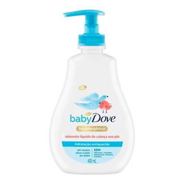 Imagem da oferta 3 Unidades Sabonete Líquido Hidratação Enriquecida 400ml - Dove Baby